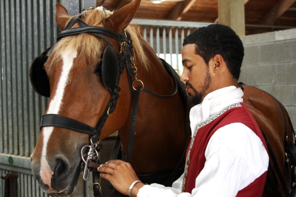 Adam Canaday and Ranger