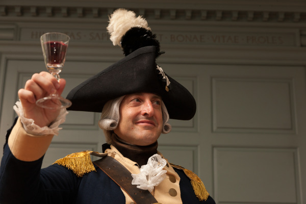 Mark Schneider as the Marquis de Lafayette