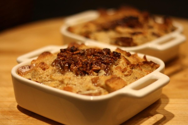 bread pudding finished