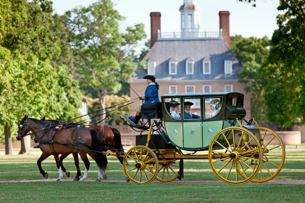 Carriage in Front of Palace