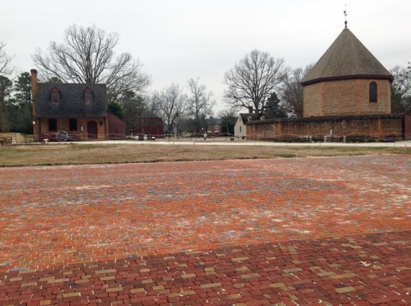 On a cold January afternoon, who's working on the Market House? You might be surprised....