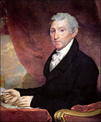 James Monroe Painted by Gilbert Stuart