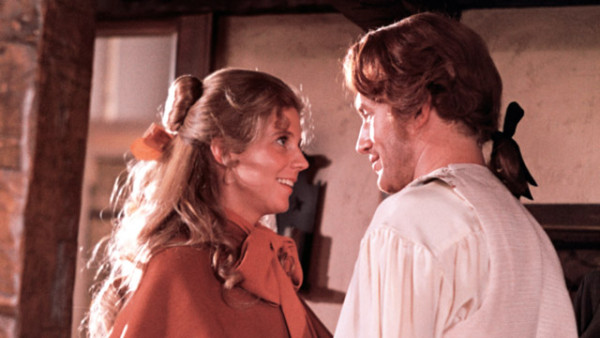 Martha and Thomas Jefferson portrayed by Blythe Danner and Ken Howard in the 1972 film "1776."