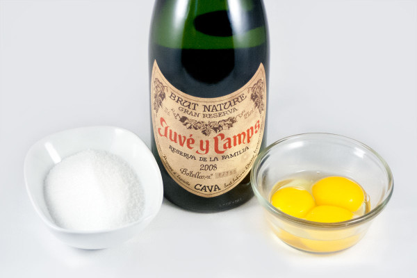 Champagne Sabayon Ingredients