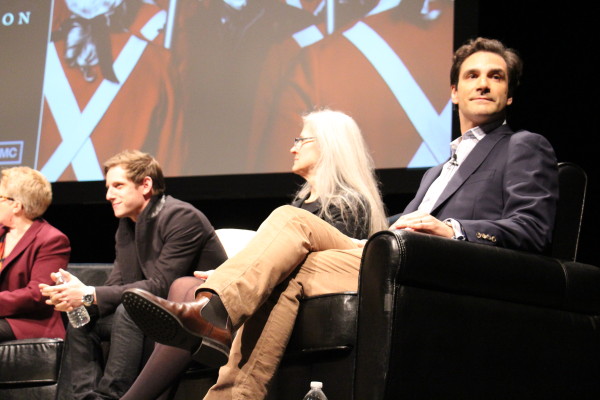 Jamie Bell (left) and Alexander Rose (right) during William & Mary's TURN panel.