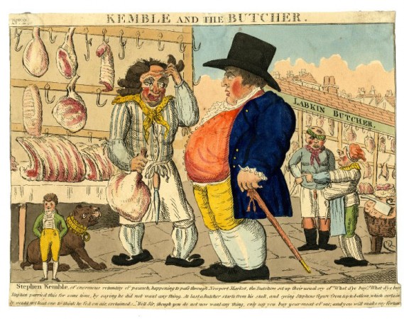 "Kemble and the Butcher" © Trustees of the British Museum.