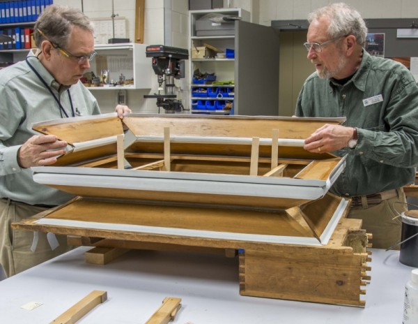 Assembling the bellows.