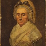 Portrait of Mary Ball Washington by Robert Edge Pine in 1786