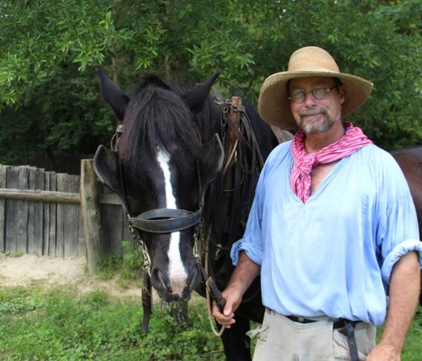 Ed Schultz at Colonial Williamsburg's Great Hopes Plantation