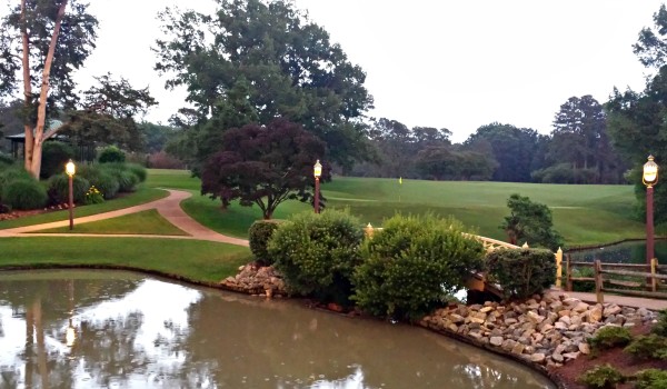 18th and Bridge Gold Course at Dusk