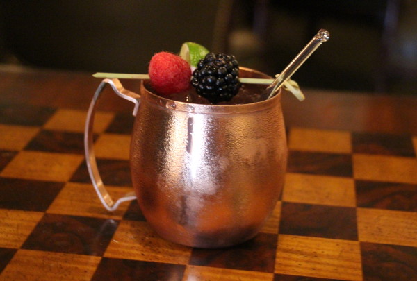 "Gin-Gin Mule" at the Williamsburg Inn's Restoration Bar