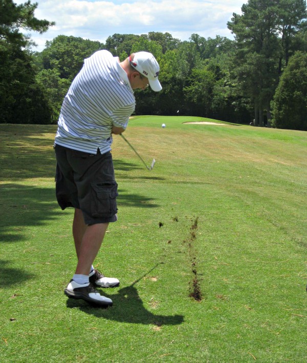 Tee shot Spotswood Course