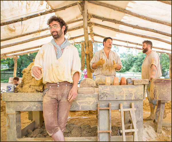 Colonial Williamsburg Clay brickmaker