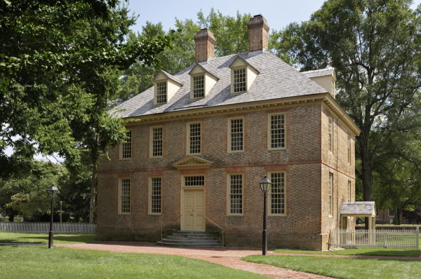 The Brafferton building on the campus of the College of William and Mary