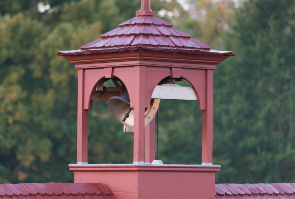 The Market House bell rings for opening and closing