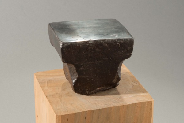 An anvil from the shop of Paul Revere exhibited in Silver: From Mine to Masterpiece