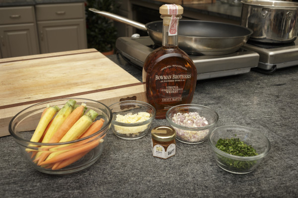 Taste Studio. Chef Scott Watson makes Creamsicle Sweet Potatoes, carrots, brussel sprouts.