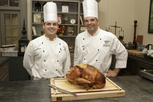 Taste Studio. Chef Justin Addison, Chef Anthony Frank. Thanksgiving Turkey.