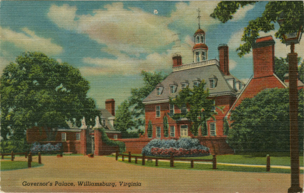 Postcard: Governor's Palace