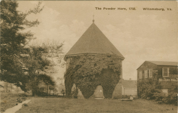 Postcard: The Powder Horn, 1732 Williamsburg, Va.