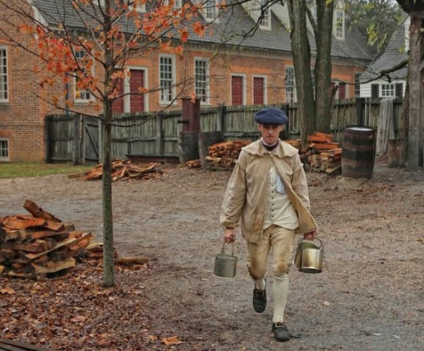 Shoemaker Rob Welch heads over to Anderson's Blacksmith Shop to make a batch of black ball. 