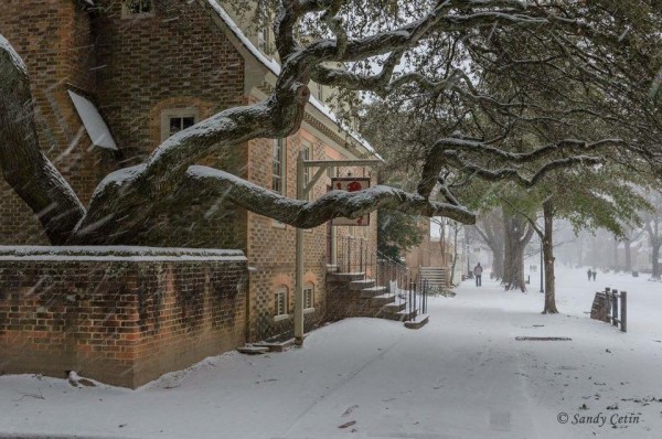 Colonial Williamsburg snowfall by Sandy Cetin Jan 2016