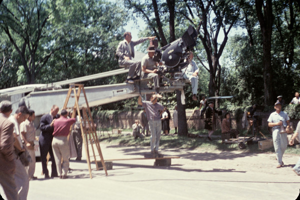 George Seaton directs a scene in Williamsburg The Story of a Patriot in early 1956