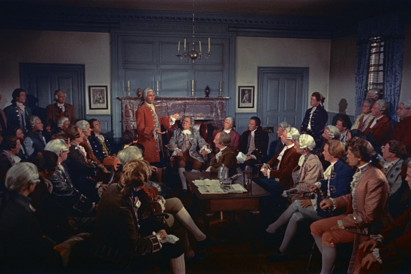 A scene from the restored print of Williamsburg The Story of a Patriot