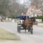 Trainer Steve Holm evaluates the driving of Coach Driver Bob Couperthwaite February 2016