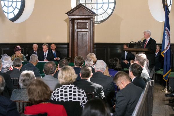 Virginia General Assembly Commemorative Joint Session at the Capitol.