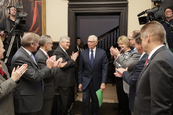 Virginia General Assembly Commemorative Joint Session at the Capitol. College of William & Mary President W. Taylor Reveley III.