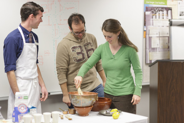 Foodways session at Employee Training at Bruton Heights School, January 26th, 2016.