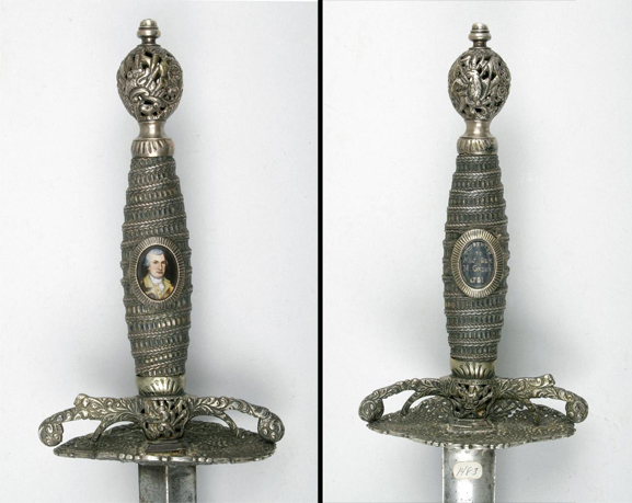 Nathaniel Greene's silver-hilted smallsword