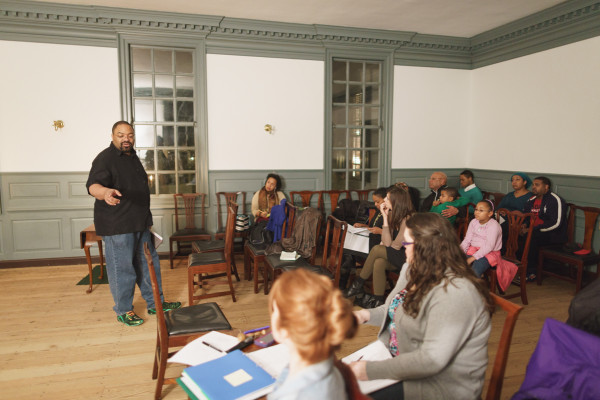 Stephen Seals directs a rehearsal for "Affairs of the Heart", Raleigh Tavern Apollo Room. February 17th, 2016.