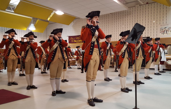 A Fifes and Drums practice March 2016