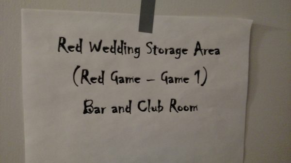 Red Wedding Storage Area