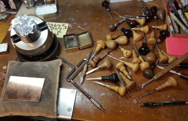 Tools of the hand engravers trade