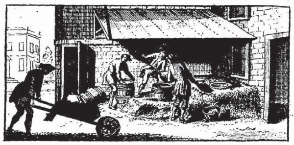 Réaumur Art of Hatching hatching barrels woodcut illus