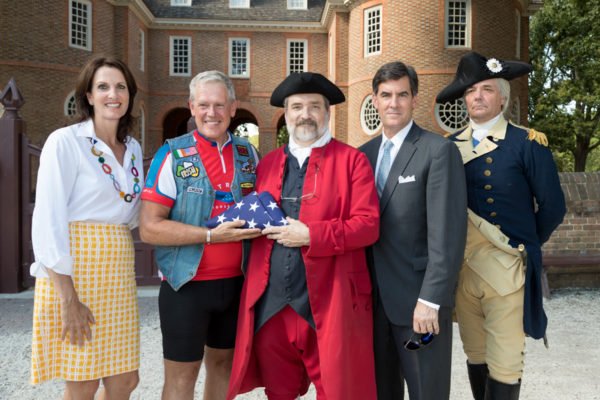 Folds of Honor ceremony at Capitol Aug 24 2016.