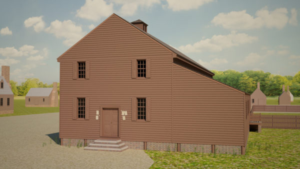 The Old Theatre - Exterior - 1770 Virtual Williamsburg