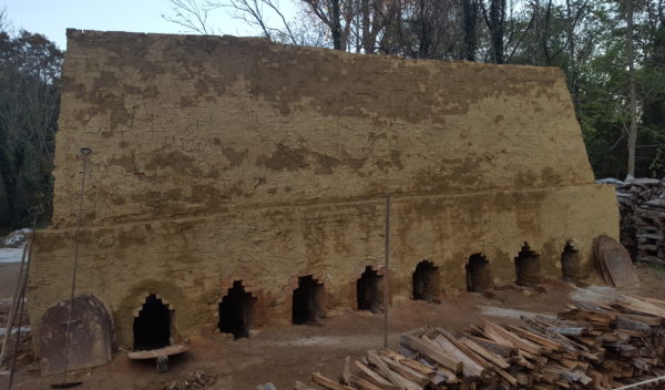 Preparing for brick kiln firing Nov 2016