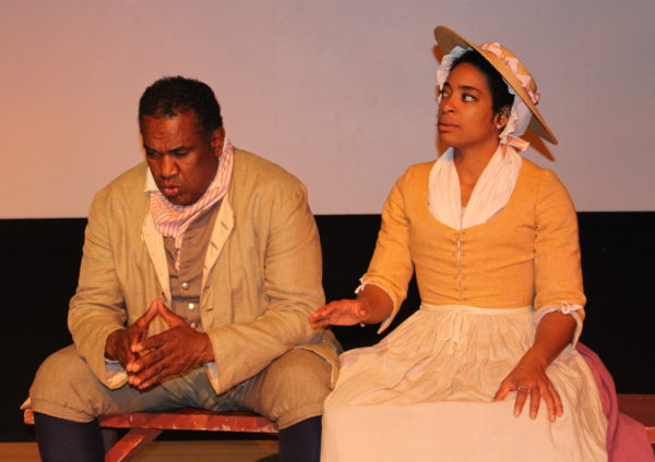 Horace Smith as Benjamin and Katrinah Lewis as Lydia in Joy in the Morning, Dec. 2016