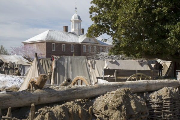 “John Adams” miniseries on Thursday morning, March 29, 2007 on the grounds in front of the Public Hospital and The Museums of Colonial Williamsburg. The outdoor scene at the Public Hospital depicts the Continental Army encamped on Harvard Yard during a visit by John Adams. Based on David McCullough's Pulitzer Prize-winning biography, the HBO miniseries "John Adams" stars Paul Giamatti as the second U.S. president and Laura Linney as Abigail Adams. David Morse plays George Washington.