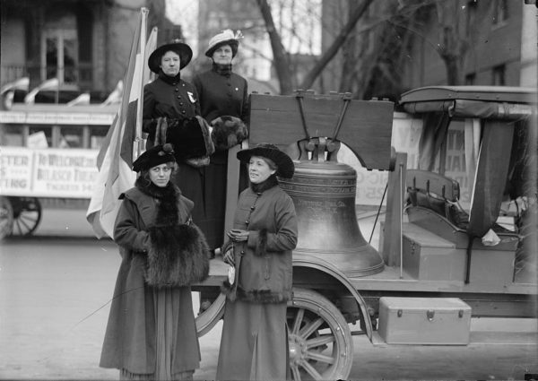 Liberty Bell for suffrage. Harris and Ewing Collection, Library of Congress. LC-H261- 6148