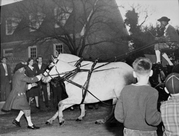 Churchill and Eisenhower visit March 8 1946