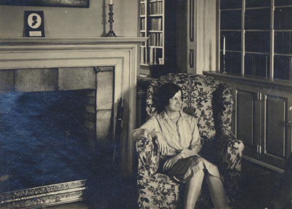 Elizabeth Hayes, assistant to W.A.R. Goodwin, in 1926