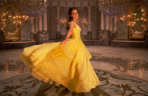 Emma Watson Beauty and the Beasy yellow gown