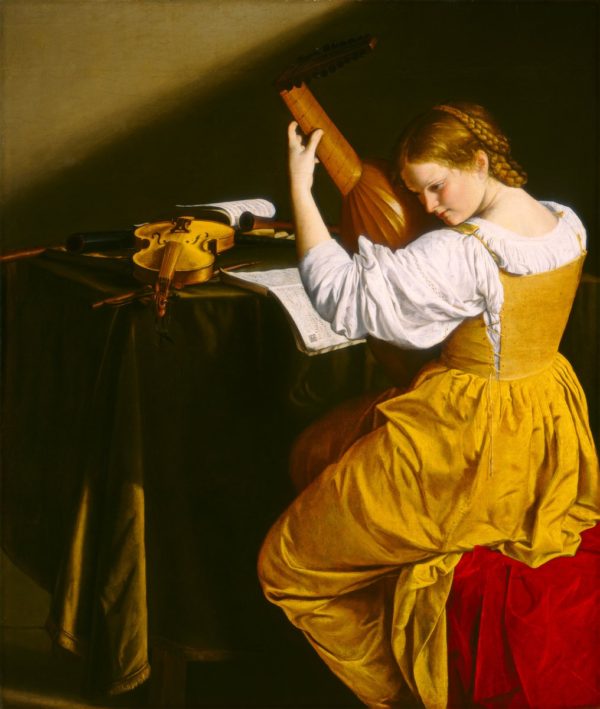 Orazio Gentileschi, The Lute Player, c. 1612/1620, Ailsa Mellon Bruce Fund, National Gallery of Art 1962.8.1