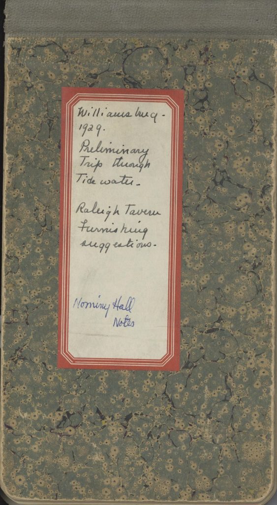 Susan Nash Research Notes 1929 cover