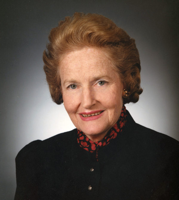 1996 portrait of Abby O'Neill, Vice-Chairman of the Board of Trustees of Colonial Williamsburg